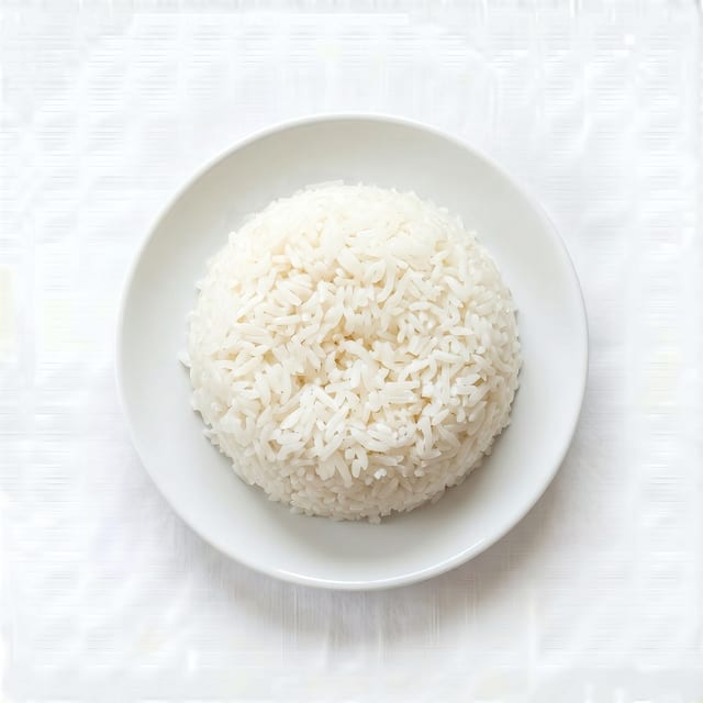 Side Order of Steamed Rice.
