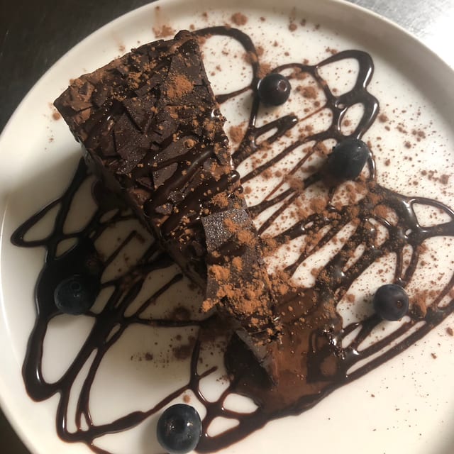 Chocolate Mousse Cake.