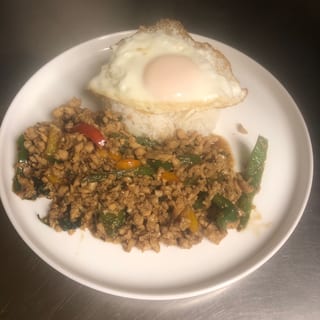 Krapow Ground Chicken Fried Rice